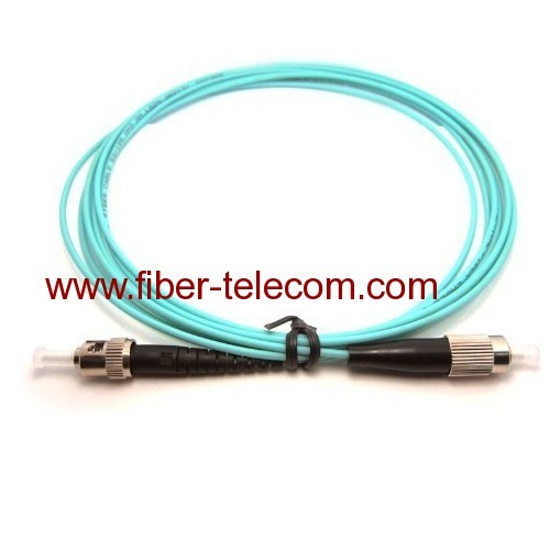 ST to ST OM3 Simplex Optical Patch Cable