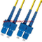 SC-SC Single Mode Duplex Fiber Optic Patch Cord