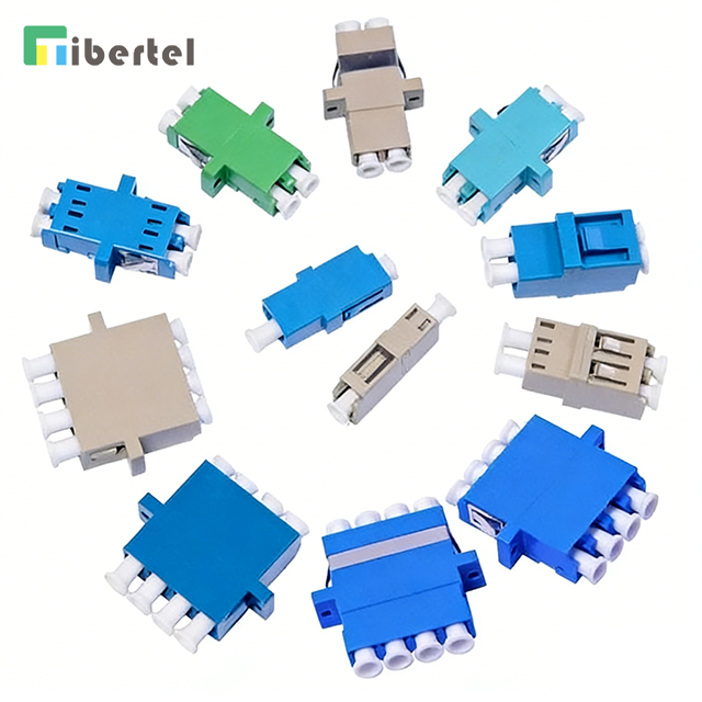 LC Single Mode Quad Fiber Optic Adapor