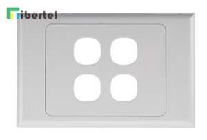 4-port Australia Type Face Plate