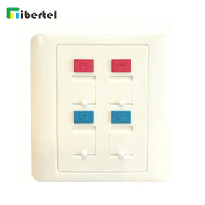 Classic 86 Type 4 Ports Network Faceplate