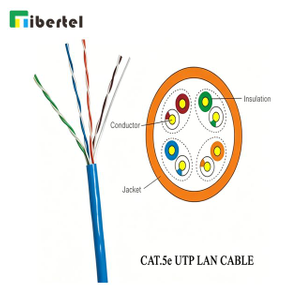 CAT5E UTP Cable 4pairs PVC Sheath