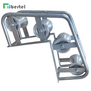 Manhole Edge Rollers with Quadrant Rollers TJ07CR109 Galvanised tube cable trays