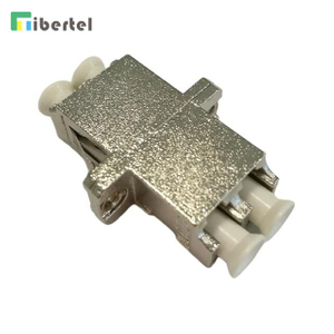 LC Metal Housing Duplex Fiber Optic Adaptor
