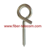 Galvanized Electric Line Fittings Screws Pigtail Hook Bolt For FTTH Solution