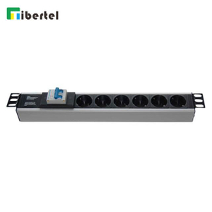 Germany Type PDU Socket 6 Ways without Switch Power Cable
