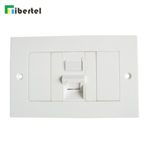 1-port UK Type Flat Faceplate