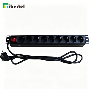 19" Germany Type PDU Socket 9 Ways