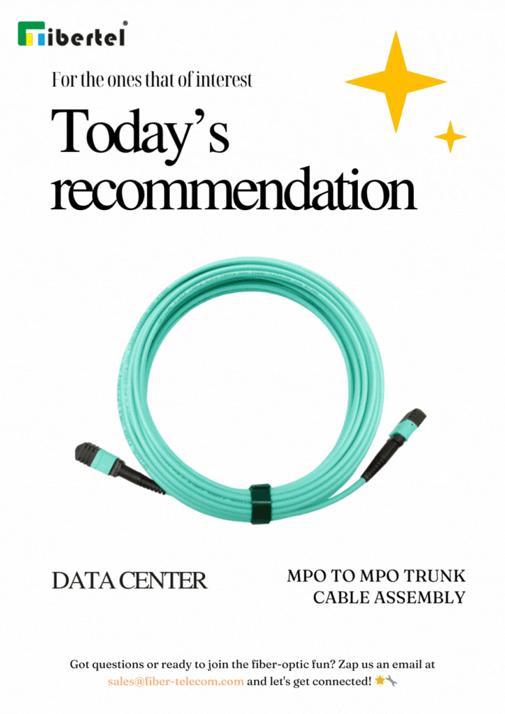MPO To MPO Trunk Cable Assembly