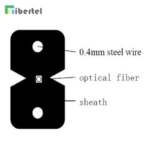 1 Core GJXH-1B6 FTTH Indoor Cable