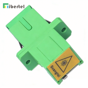 SC/APC Fiber Optic Shuttered Adaptor