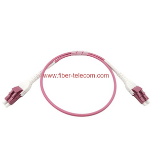 Fiber Optic LC Duplex Patch Cord Uniboot SM/ MM Fiber