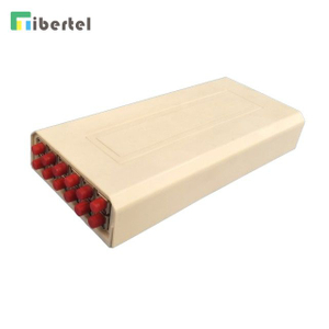 Indoor Wall Mounted Plastic Terminal Box for FC Adaptors 12 Fibers 