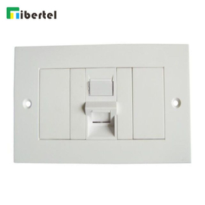 1port UK Type Flat Wall Plate