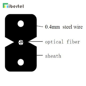 FTTH Dropwire Cable FTTH Indoor Cable 4 Core