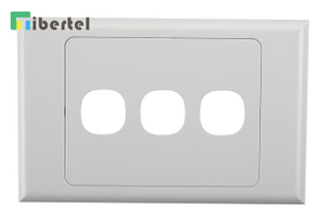 3-port Australia Type Face Plate TJ02E4003