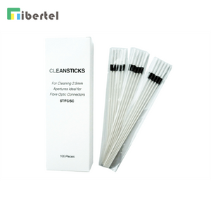 Fiber cleansticks for SC/FC/ST connectors