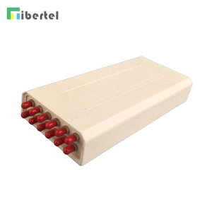 Indoor Wall Mounted Plastic Terminal Box for ST Adaptors 12 Fibers 