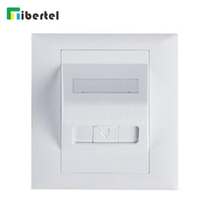 1 port Faceplate for Fiber Optic Adaptor 86*86mm