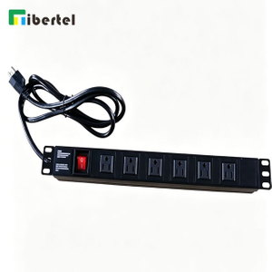 19" USA Type PDU Socket 6 Ways with Power Cable