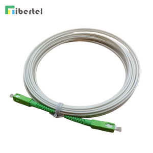 SC To SC APC Simplex SM Fiber Optic Patch Lead