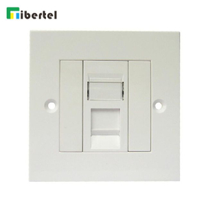 1-port UK Type Flat Faceplate
