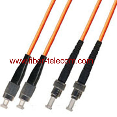 FC-ST Multi mode Duplex Fiber Optic Patch Cord