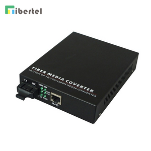 Internal Power supply fiber media converter with SC fiber port