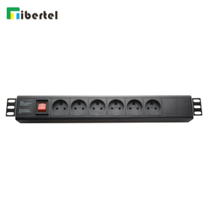 19 inch Denmark Type PDU Socket 6 Ways