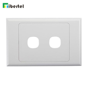 2 Port Network Socket RJ45 Wall Plate For Australia