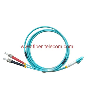 Optical Fiber Patch Cord LC To ST OM3 MM Duplex 
