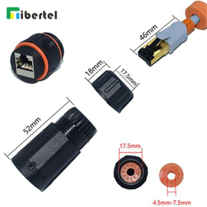 IP68 Coupler RJ45 To RJ45 (CAT6A) TJ02WP06A