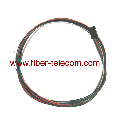 8 Fiber SM Multi Color Fiber Optical Pigtails