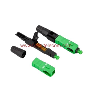 SC/APC Fiber Fast Connector Vertical Type TJ01B0155-APC-V