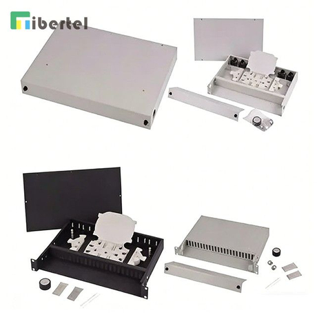 Wholesale 19 Inch Rack Mounted Fiber Optic Patch Panel 1U in Chinese ...