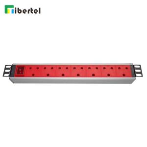 7 Ways 1U 19" SA South Africa Type PDU Socket 