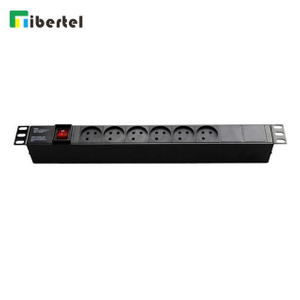 Israel Type 1U 6 Ways PDU Socket with Switch TJ06CIS06
