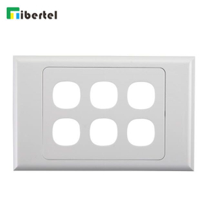 6-port Australia Type Face Plate