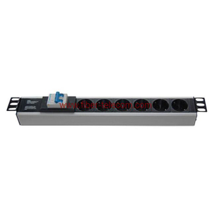 Germany Type PDU Socket 6 Ways without Switch Power Cable