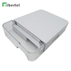 2 Ports FTTH Terminal Box with Transparent Dust Cover 