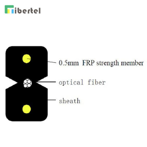 GJXFH-4B6 FTTH Indoor Cable 4 Core 