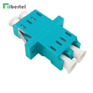 LC OM3 Duplex Fiber Optic Adaptor