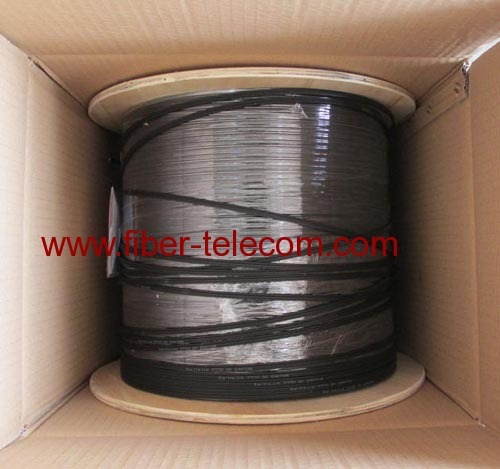 GJXH-4B6 FTTH Indoor Cable 4 Core with 0.4mm Steel Wire Strength Member