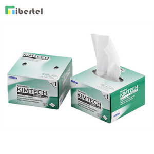 Optical fiber cleaning wipes